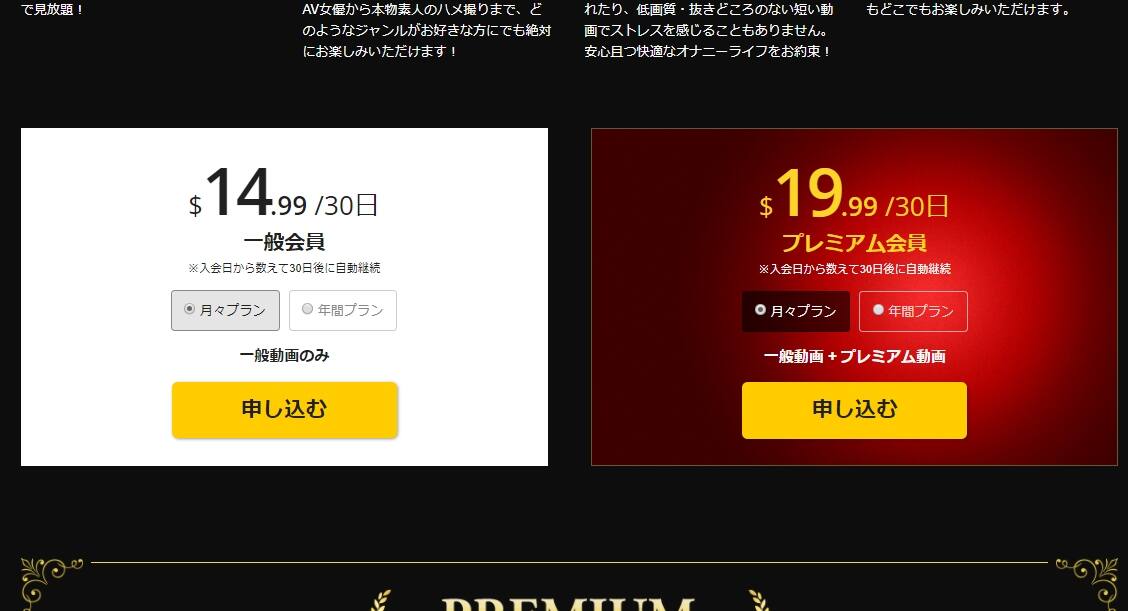 Hey動画月額見放題プラン 料金プラン